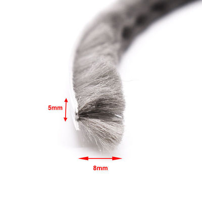 PP Fin Aluminium Okna i drzwi Świat Świat Ściany Szczotka Pieczęć dla mieszkania Wysokość stos 3-25mm / szerokość 3-50mm