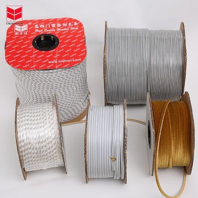 3-25mm Wysokość stosu Plastic Finned Seals Wool Pile for Modern Design Sealing Fin Weather Strip