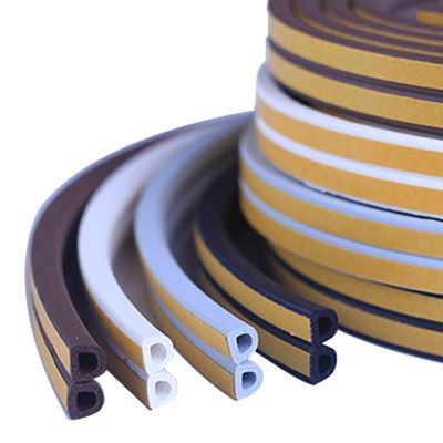 3-50 mm szerokość CLJ EPDM piankowe oczyszczanie z materiałów meteorologicznych do uszczelnienia okien i drzwi 3-25 mm wysokość stertu CZARNY/SZARY/BRAWN/BIAŁY/INNE kolory