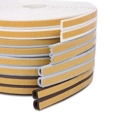 EPDM gumowy taśma uszczelniająca dla drzwi i okien Wysokość stosów 3-25 mm Szerokość 3-50 mm