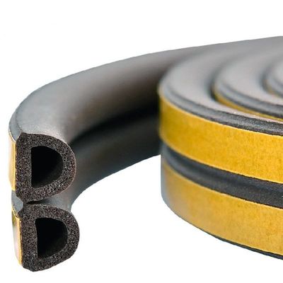 Aluminiowe akcesoria do okien EPDM Gumowe uszczelniające pasy Wysokość stosu 3-25 mm Szerokość 3-50 mm Idealne do drzwi i okien przesuwnych