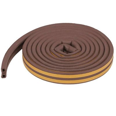 Aluminiowe akcesoria do okien EPDM Gumowe uszczelniające pasy Wysokość stosu 3-25 mm Szerokość 3-50 mm Idealne do drzwi i okien przesuwnych