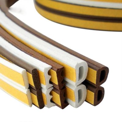 Niestandardowy D-Shaped Self Adhesive Rubber Seal Door Window Weather Strip do izolacji dźwiękowej mieszkania