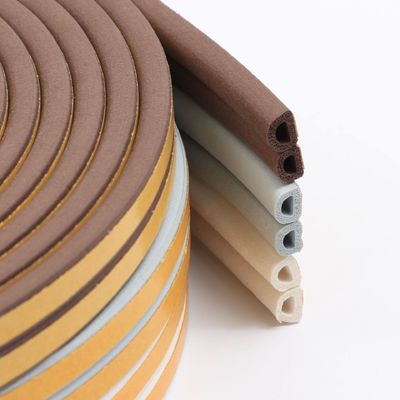 Niestandardowy D-Shaped Self Adhesive Rubber Seal Door Window Weather Strip do izolacji dźwiękowej mieszkania