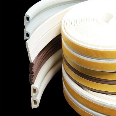 Niestandardowy D-Shaped Self Adhesive Rubber Seal Door Window Weather Strip do izolacji dźwiękowej mieszkania