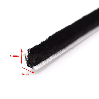 CLJ Elastyczny pasek drzwiowy z włosami konnymi 9*15mm Wysokość stosu 3-25mm Szerokość 3mm