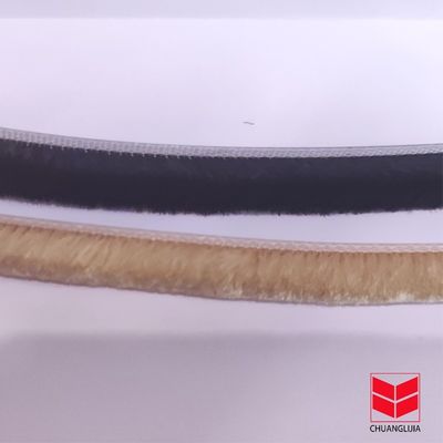 CLJ Aluminium Alloy Door Frame Side Weather Stripping Brush for Apartment Wysokość stosów 3-25mm Szerokość 3-50mm