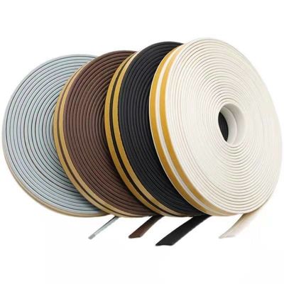 Gumowy pasek uszczelniający drzwi i okna BIAŁY BRAUN dla ochrony przed pogodą