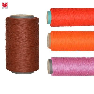 Farbowane monofilamenty Pp Multifilament 2mm 3ply DTY BCF Polypropylenowa przędza do torebek do dziania