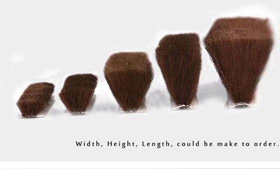 Apartament CLJ Szczotka do włosów Striping pogodowy dla okna pod drzwiami Jamb Outdoor Automotive Seal Strip Czarny