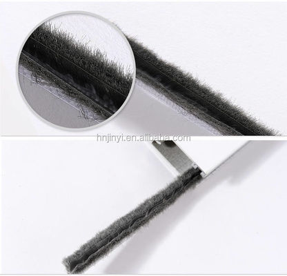 PP Fin Aluminium Okna i drzwi Świat Świat Ściany Szczotka Pieczęć dla mieszkania Wysokość stos 3-25mm / szerokość 3-50mm