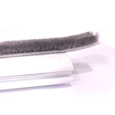 CLJ Aluminium Sliding Window Strip Weather Strip Silicone Wool Pile Seal Strip For Glass Door Pile Height 3-25mm / Width 3-50mm