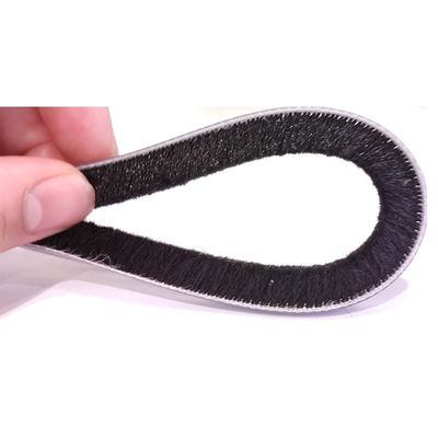 CLJ Aluminium Sliding Window Strip Weather Strip Silicone Wool Pile Seal Strip For Glass Door Pile Height 3-25mm / Width 3-50mm