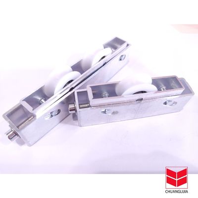 Aluminiowe drzwi przesuwne okno koło rolkowe do mieszkania kolory dostosowywalne