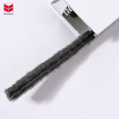 7*10mm Wysokość stosu 3-25mm Silikonowa szczotka do uszczelniania drzwi w kolorach CZARNY/SZARY/BRAUN/BIAŁY