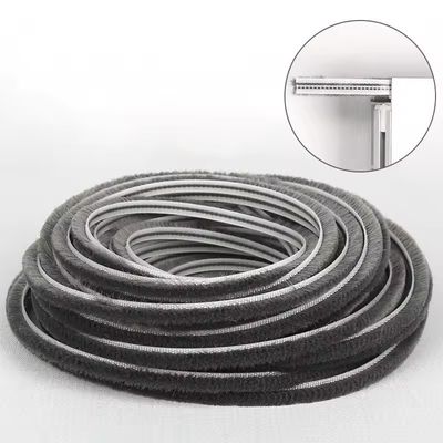 Okna i drzwi w stosunku do okna i drzwi Poly Pile Threshold Sealing Strip Brush Weatherstrip for Apartment Weather Stripping Seal Groov