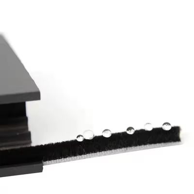 Modern Design Apartment Door Brush Weatherstripping Grey Silicon Wool Pile 7*6mm Rozmiar Antidust Window Seal Strip Uniwersalny