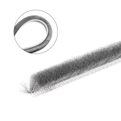 3-50 mm szerokość Kolory Czarny/Szary/Brawny/Biały/Inne szczotka wełna gromada uszczelniająca paska pogodowa dla drzwi okna dolna paska pogodowa