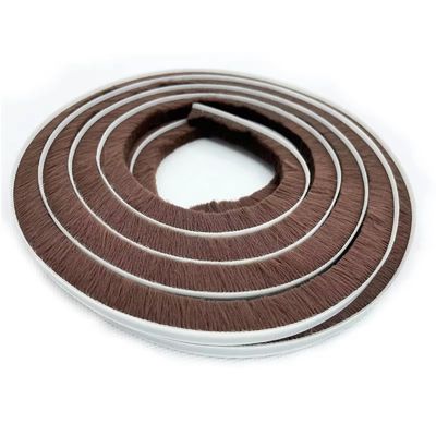 Modern Style Adhesive Door Weather Stripping Brush for Window Czarny/szary/brązowy/biały/inne materiały i projekt