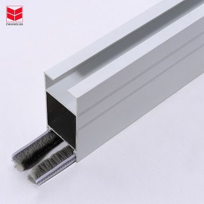 3-50 mm szerokość drzwi przesuwnych szczotka wełna aluminium stopu pasy szczotka pogodowa Stripping dla Czarny / szary / brązowy / biały / inne