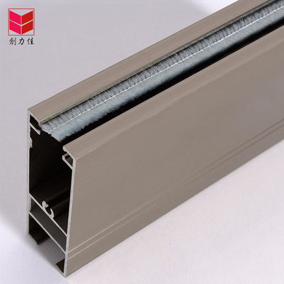 3-50 mm szerokość drzwi przesuwnych szczotka wełna aluminium stopu pasy szczotka pogodowa Stripping dla Czarny / szary / brązowy / biały / inne