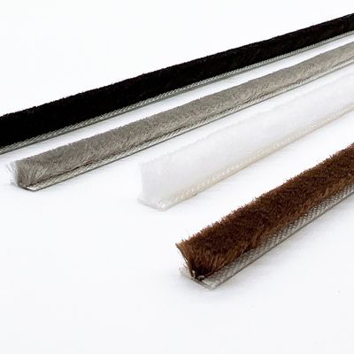 ISO9001 2008 Certyfikowany Włonny Pile Excluder Weather Stripping dla Nowoczesnego Projektu Okienniczego Ramy drzwiowej w 9x5mm Rozmiar