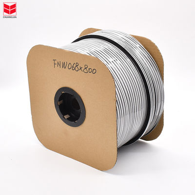 Włonowy stos pogodowy dla drzwi i okien Aluminiowy stos wysokość 3-25 mm / szerokość 3-50 mm 100% PP