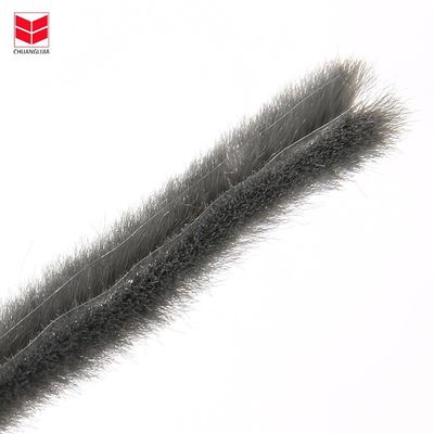 100% pp Ściany uszczelniające okna Tkanina Drzwi Pile Wool Ściana uszczelniająca pogody z nowoczesnym projektem i certyfikatem ISO9001 2008